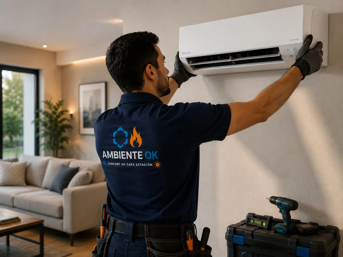 Instalación de aire acondicionado