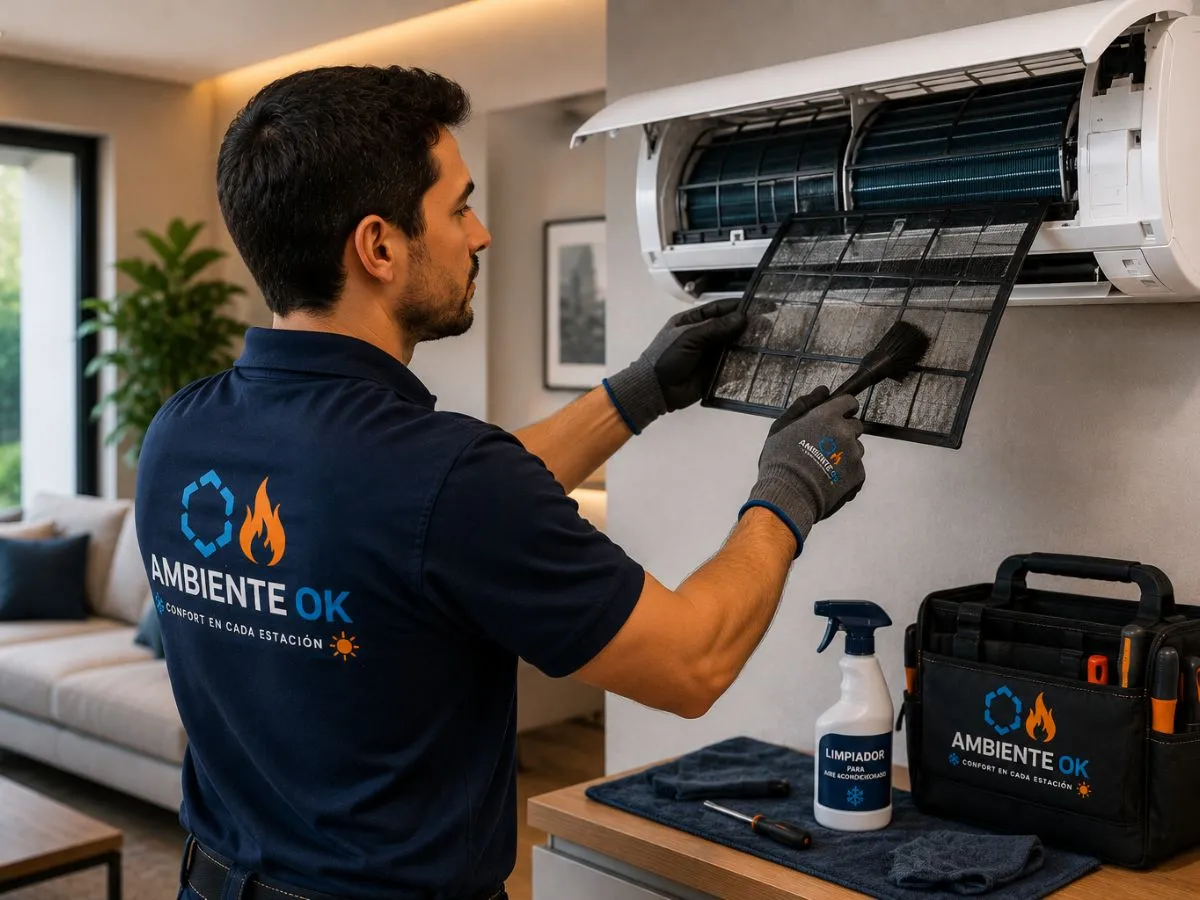Mantenimiento de aire acondicionado